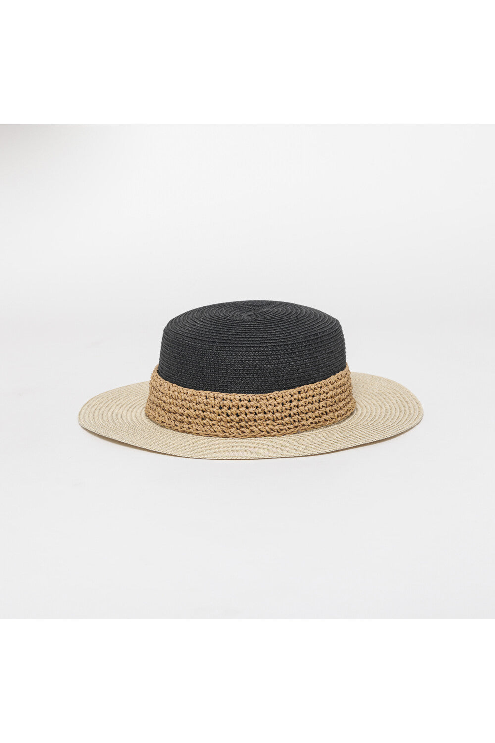 CAPPELLO IN STRAW PAPER BICOLOR