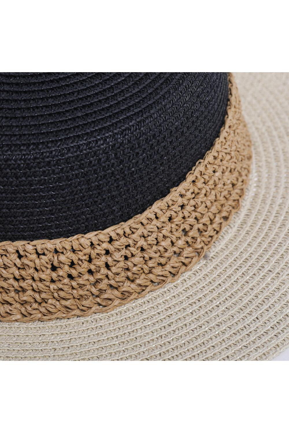 CAPPELLO IN STRAW PAPER BICOLOR