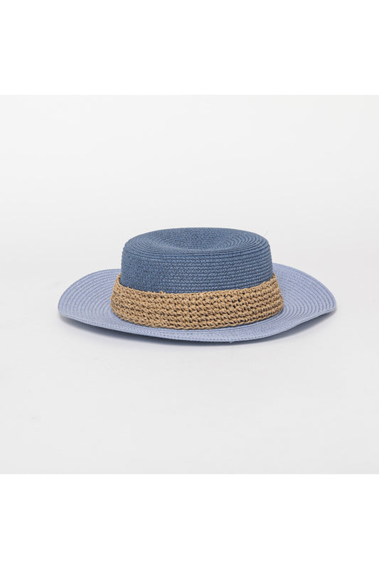 CAPPELLO IN STRAW PAPER BICOLOR