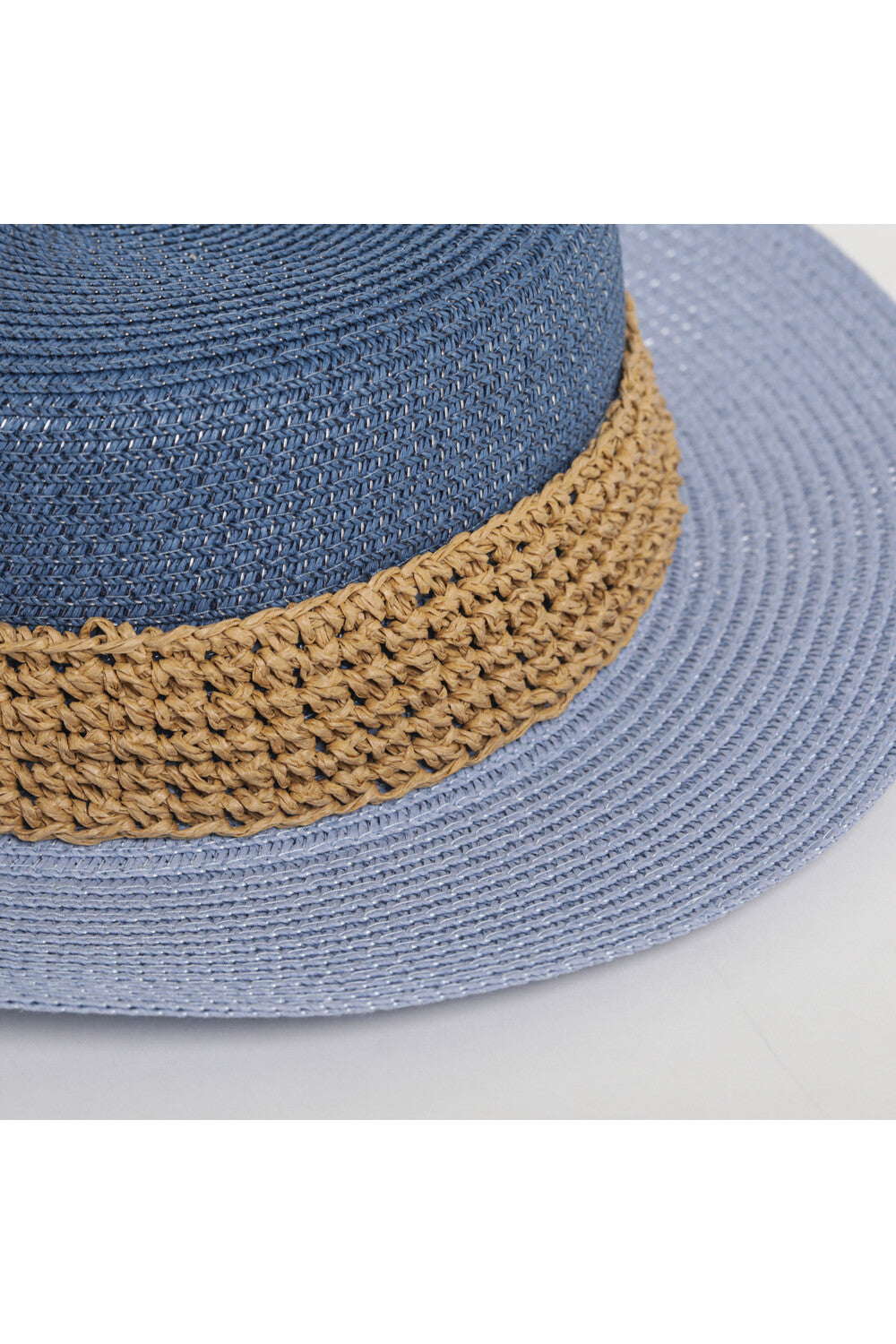 CAPPELLO IN STRAW PAPER BICOLOR