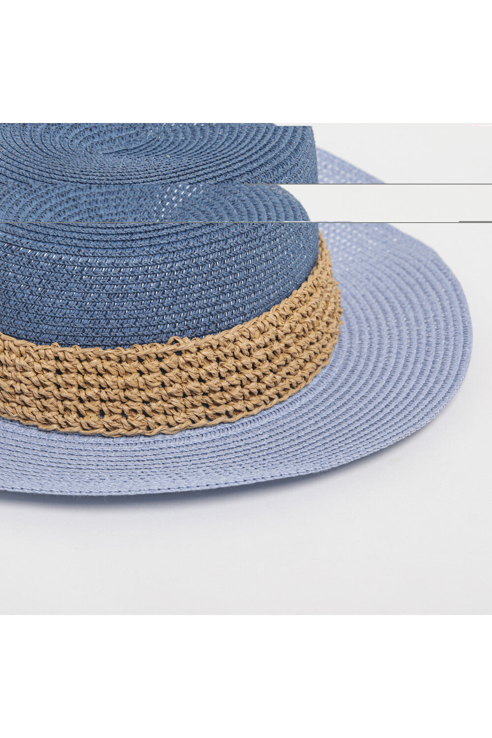 CAPPELLO IN STRAW PAPER BICOLOR