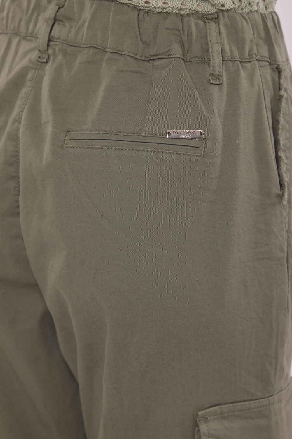 PANTALONE CARGO IN GABARDINA