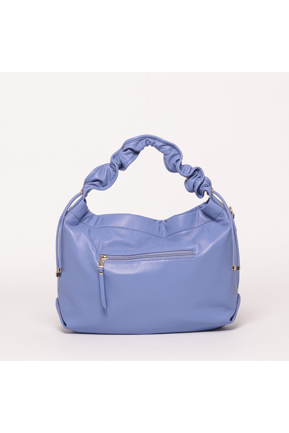 BORSA HOBO SPALLA CON ARRICCIO SU MANICO