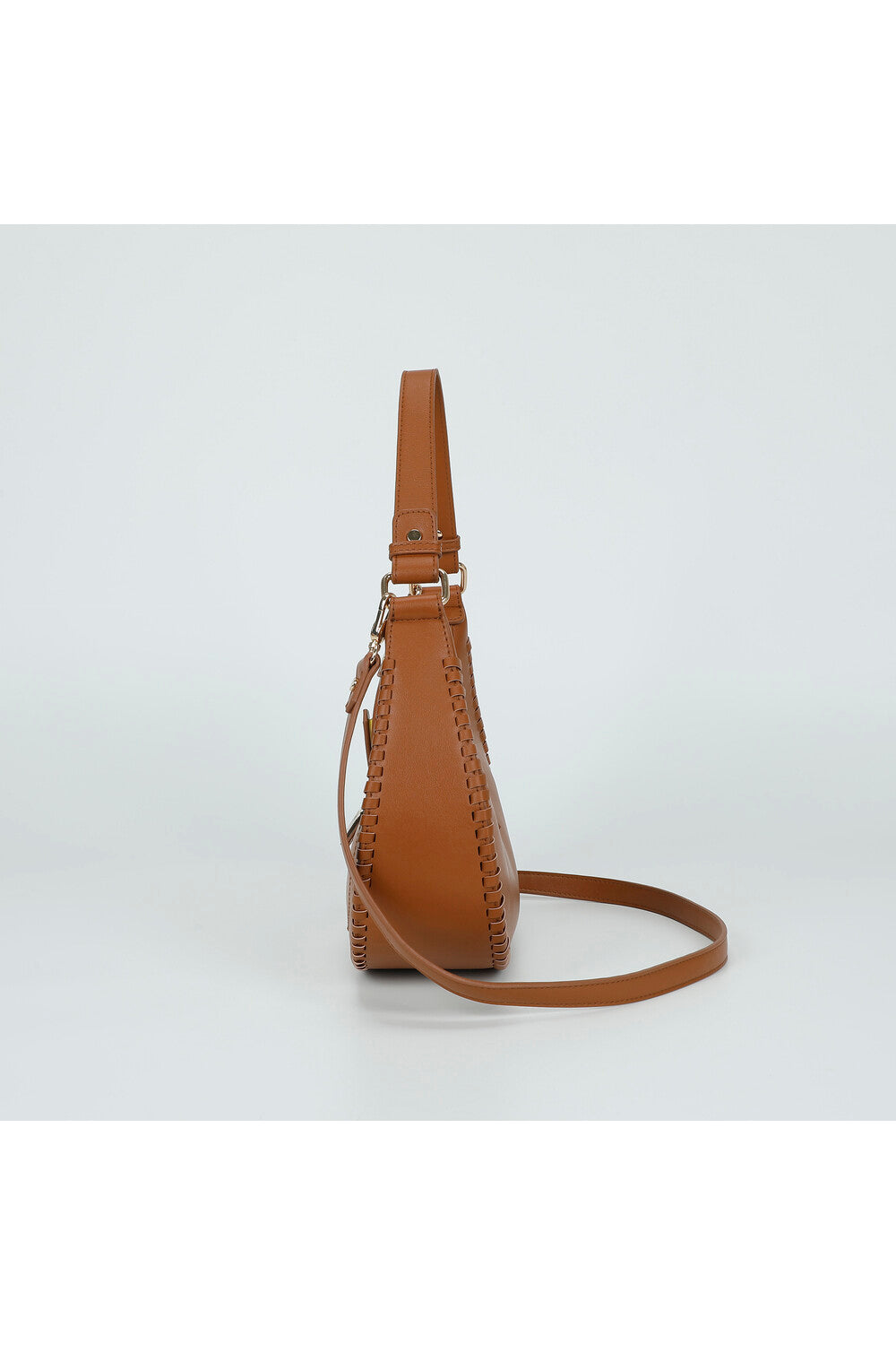 BORSA HOBO CON BORDI INTRECCIATI