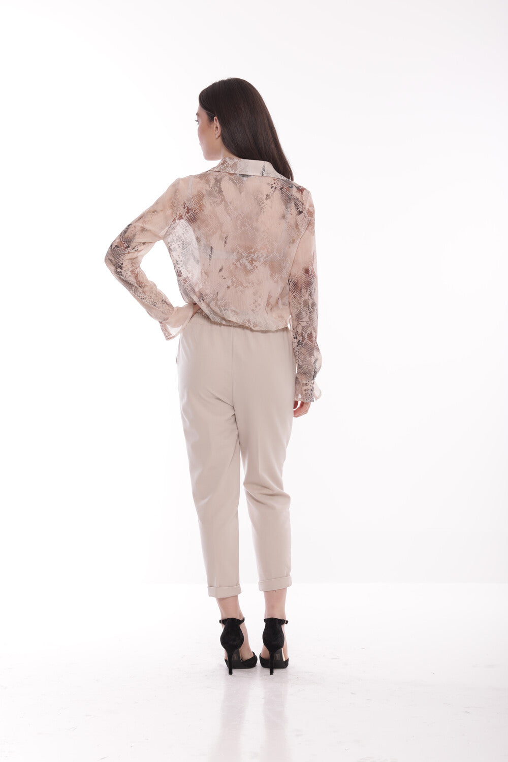 PANTALONE JOGGER IN POLYVISCOSA