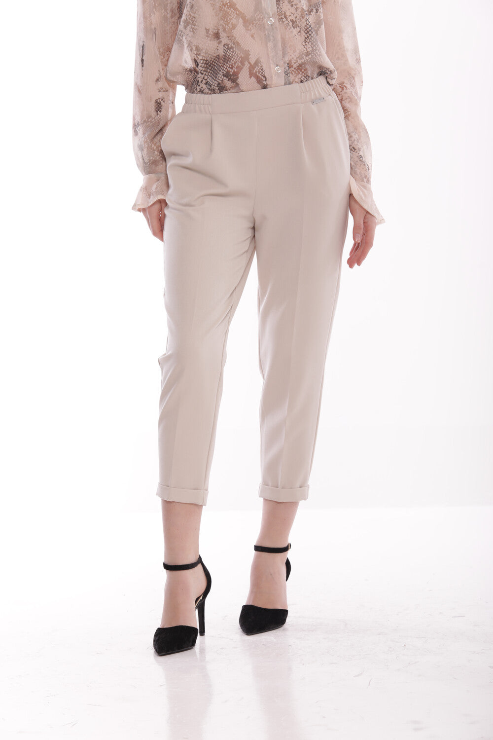 PANTALONE JOGGER IN POLYVISCOSA