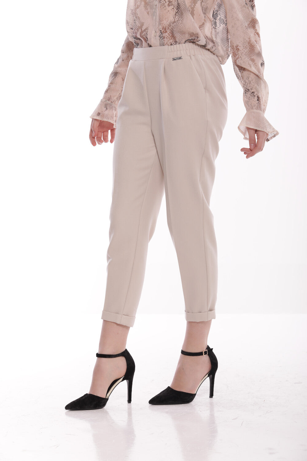 PANTALONE JOGGER IN POLYVISCOSA