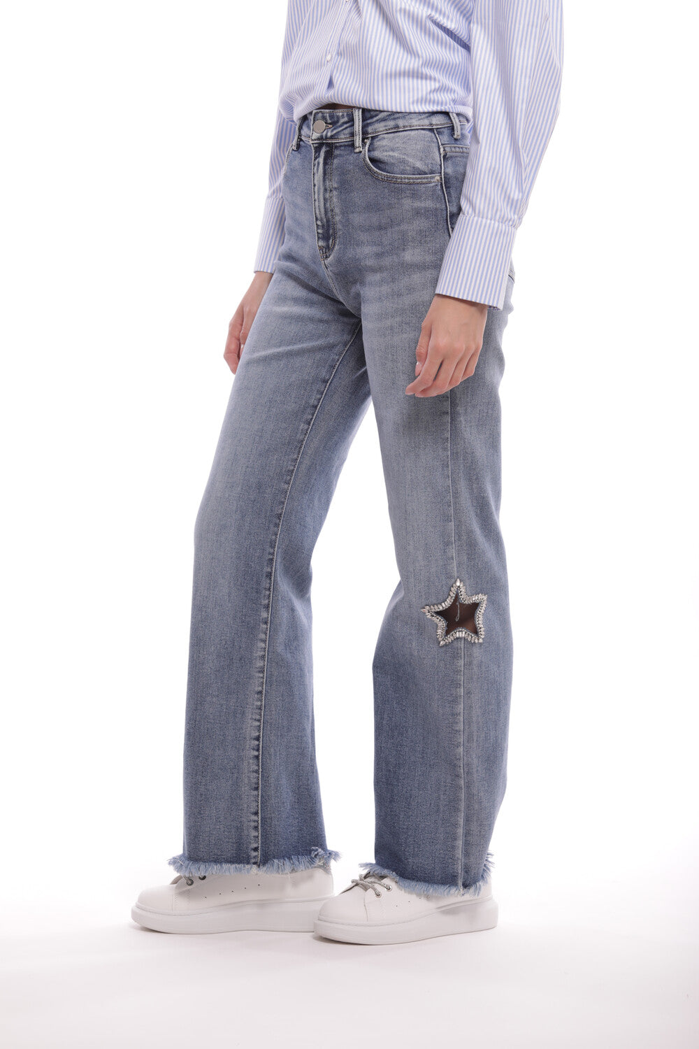 JEANS MARINE CON DETTAGLIO STELLA